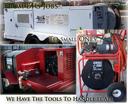 We have HydroJets for All Jobs, From Big to Small.